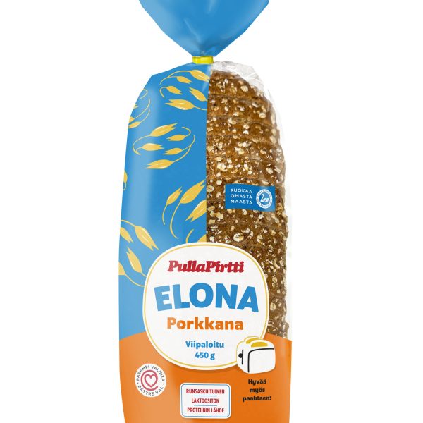 Elona Porkkana -viipaloitu sekaleipä